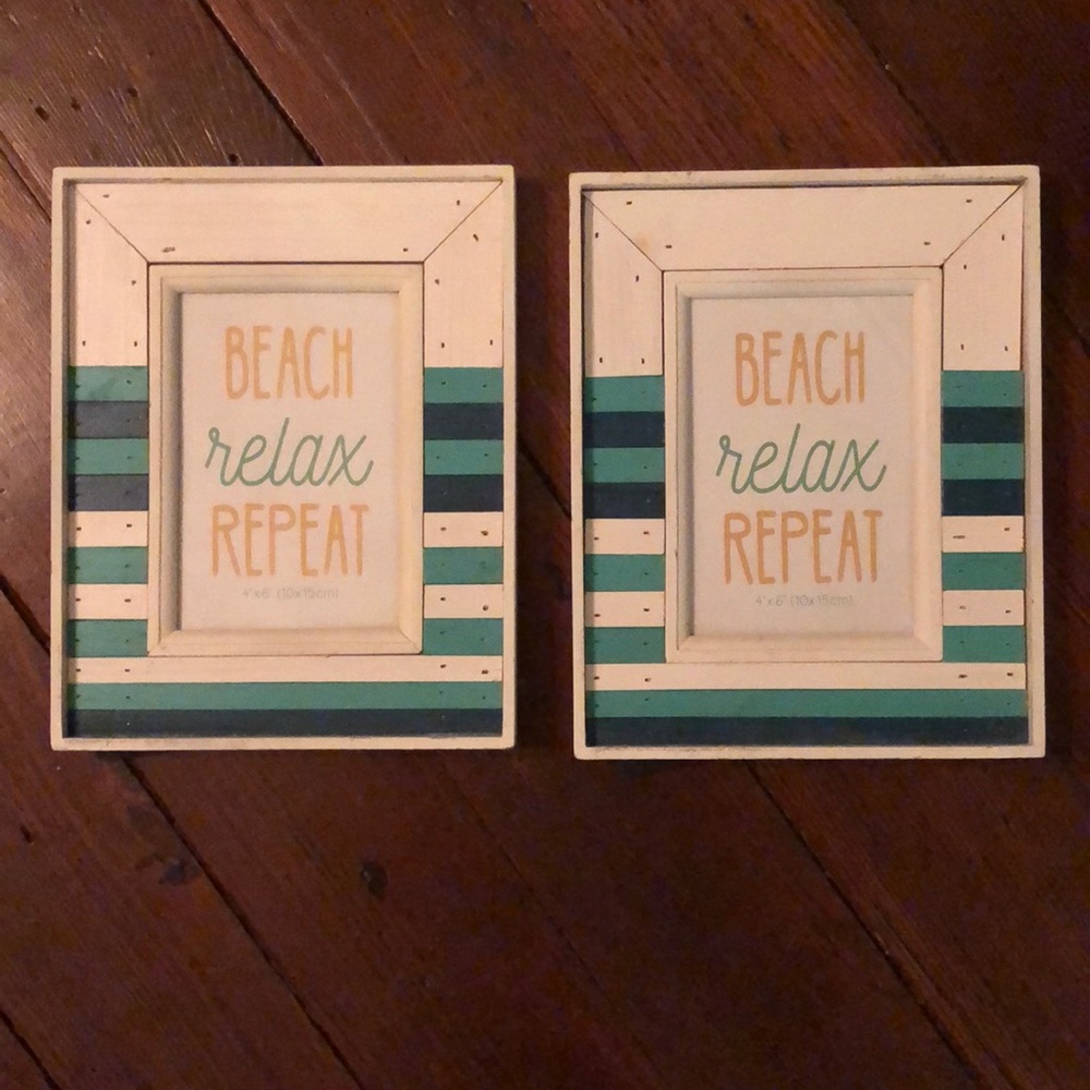 Set of two 4x6 frames